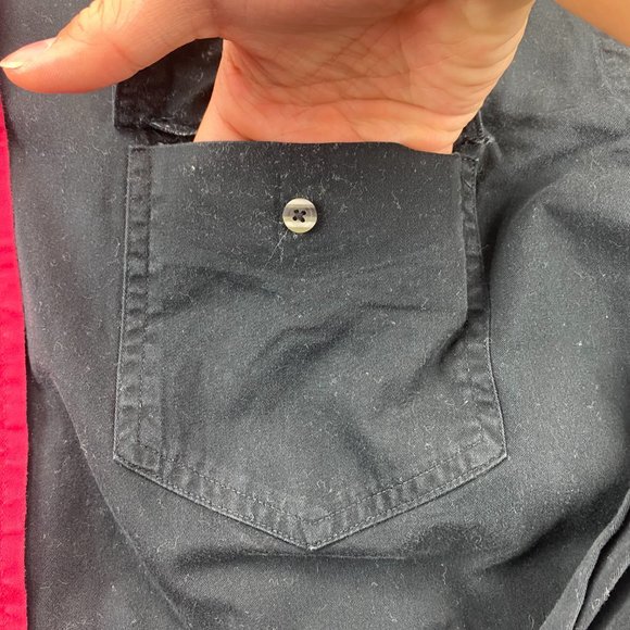 Vintage 1999 Labatt Brier Shirt Women Large Black Red Yellow Button Up Curling - Picture 3 of 9